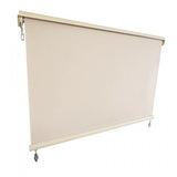 Outdoor Roller Blind Sun Screen Awning With Aluminium Hood V410-ROLL-CREAM1800