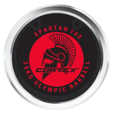 CORTEX SPARTAN100 7ft 20kg Olympic Barbell with Lockjaw Collars V420-CXBB-SN100BO-LC