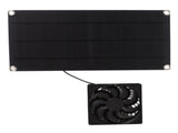 Solar Powered Fan Portable Monocrystalline Silicon 10W IP65 Waterproof Exhaust Fan for RV 18V V1294-YM0703-3114230003811
