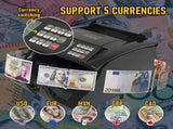 Automatic Money Counter Machine For Australian Banknotes With UV/MG/IR Counterfeit Detection, V1181-OF008-2020