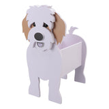 Cute Dog Flower Pot Dog Shaped Planter Pot Handicraft Plant Container Holder for Outdoor Indoor V1294-YM0717-3111220243011