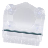 Window Bird Feeder Clear Sturdy Acrylic Window Bird House Feeder with 4 Suction Cups V1294-YM0521-3111230076311