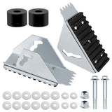 Shoe Kit 26-2 Extension Ladder Parts, Extension Ladder Feet Compatible with D1200 D1300 D1700 D1800 V1369-AZ3-W-08405