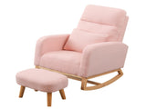 Levede Rocking Chair Ottoman Footrest With Side Pocket CH1146-PK