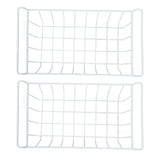2pcs Refrigerator Freezer Baskets Large Household Wire Storage Basket Bins Organizer with Handles V1294-YM0901-3113230225714