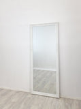French Provincial Ornate Mirror - White - Medium 70cm x 170cm V292-MIRR-FRN009