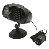 LED Snowflake Projection Owl Light, Dual Lens Dynamic Snowfall Effect for Indoor Christmas Decor and V1341-ZY-7LP4K8AM-BLACK