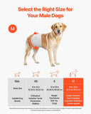 VEVOR Disposable Male Dog Diapers Super Absorbent Male Dog Wraps M Size 96 Count V952-CWNBFDGG96PMPUZWY001V0