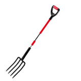 VEVOR 4 Tines Garden Fork Fiberglass Handle 45 in Spading Pitchfork Heavy Duty V952-HYCWJCGC4C1JX8KB8001V0