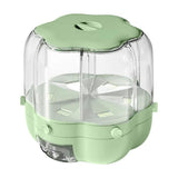 Rotating Grain Dispenser Storage Container, 27x26 cm/10.6x10.2 in, 6 Compartments, Dry Food V1192-AZ-W-21612