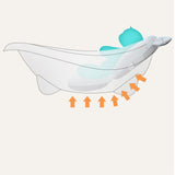 Baby Bath Pad Safe Harmless Skin Friendly Buckle Design Strong Buoyancy Sink Bathtub for InfantLarge V1294-YM0718-3117220034412