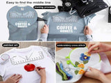 T-Shirt Alignment Ruler with Center Guide for Heat Press and Screen Printing, T-Shirt Alignment V1237-ZY-917-015