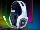 2.4GHz Wireless Gaming Headset with Flip Microphone for PC-White V1263-JX-7533-2