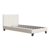 Artiss Bed Frame King Single Size Boucle NEO BFRAME-H-NEO-KS-TED-AB