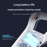 White Cordless Vacuum and Mop Combo - 6kPa Suction, 2000mAh Battery, 180&deg Flexible Floor Brush, V888-ELOSUNG53090