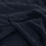Ardor Teddy Navy Ultra Soft Cozy Fleece Blanket Queen V442-INT-BLANKET-TEDDY-NAVY-QS