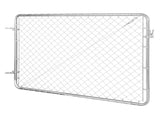 Chain Link Fence Gate, 183 x 122 cm, Adjustable Chain Link Fence Panel, Fit 67-183 cm x 183 cm V952-SWHYM7248INC0PSZBV0