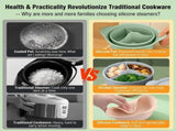 31 Double-Layer Food-Grade Silicone Microwave Steamer with Collapsible Design BPA-Free, V1341-ZY-WUHPLQE8-L-PINK