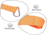 Heavy Duty Snowmobile Tow Rope Durable Nylon for Sleds and Vehicles Orange V1369-AZ3-W-17099