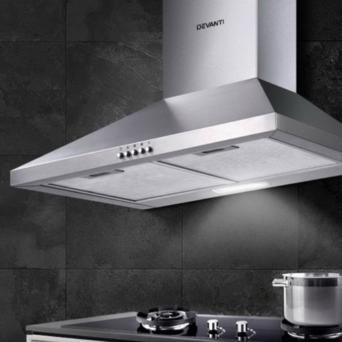 Devanti 600mm Range Hood 60cm Rangehood Stainless Steel RH-D-A17-60-SR