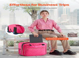 Rolling Laptop Bag, Fits Up to 17.3 Inch Laptop, Wheeled Briefcase, Roller Computer Tote Bag with 2 V952-LGSTDNB173INCR54MV0