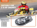 Drive Clutch, 2-8HP Engine, 2000 RPM High-Strength Drive Clutch with Asymmetric Designed Wheels & V952-KDCLHQXLCLBJQQZAXV0