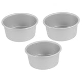 3-Piece Round Cake Pan Set Non-Stick Aluminum Bakeware for Easy Release and Even Baking V1370-AZ4-11873