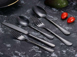 Silverware Set, 4 Piece Stainless Steel Flatware Set,Kitchen Utensil Set Service for 4, Tableware V1370-AZ4-06248