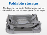 Black Foldable Pet Carrier Bag with Breathable Mesh Windows, Removable Fleece Pad & Shoulder Strap V888-ELOSUNG55552