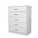 NNECN Classic Elegance: Five-Drawer Chest for Organized Living V728-NNE004-DRAWER-CHESTS