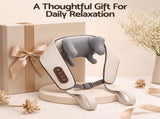 Livemor Neck Massager with Heat Pillow Shiatsu Shoulder Back Massager Pain Relief Tissue Kneading NECK-MASSAGE-02-GYBG