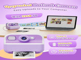 32GB Kids Digital Camera with 1080P HD and Instant Printing, 2.4-Inch Screen, Includes Paper, for V1188-MS-325-0193