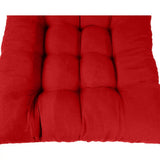 Memory Foam Chair Cushions 16x16 Inch-Overstuffed,Non-Slip Backing,and Ties for Indoor and Outdoor V1366-AZ2-W-18101