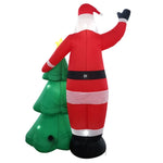 Festiss 2.5m Santa and Christmas Tree Christmas Inflatable with LED V227-3310642000540