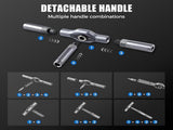 42-in-1 Magnetic Screwdriver Set with Detachable Ratchet Handle,Steel Bits for Various Screw V1189-LWWAL-20260401-06373