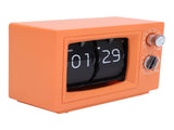 Flip Clock Retro TV Shape Mechanical Battery Operated Reminder Function Page Turning Clock for Study V1294-YM0901-3115240045211