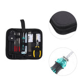 Guitar Maintenance and Repair Kit with Cleaning Tools, String Gauge, Picks, and Accessories for V1370-AZ4-09505