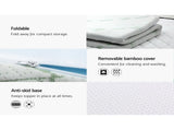Giselle Bedding Memory Foam Mattress Topper Cool Gel 5cm Single MATTRESS-TOP-C-GEL-5-S