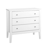 Artiss 3 Chest of Drawers - BRITTANY White FURNI-P-LBOY-3D-WH-AB