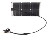 Solar Battery 50W 4 Connectors Monocrystalline Silicon High Efficiency Portable Solar Charger V1294-YM0626-3114220114411