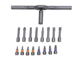 Multipurpose Screwdriver Set S2 Alloy Steel Ratchet Driver Bits for Home Repair Car Maintenance V1294-YM0901-3114250024411
