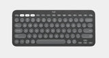 Logitech PEBBLE KEYS 2 K380S Slim, minimalist Bluetooth Wireless Keyboard with customizable keys V1202-V2-KBLT-K380S-GRAPHITE