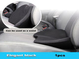 Black Mini Car Cushion - Memory Foam Height-Boost Cushion with Removable Mesh Cover - Driver V888-ELOSUNG13727