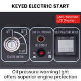 GENPOWER 8.4kW Peak 6kW Rated Commercial Diesel Generator, RCD Safety Switch, Electric Key Start, 2 V219-GEN1DSGPRA14K