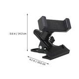 HOOWIFFY Guitar Phone Mount Metal Holder Black for Music Scores and Video Recording 2Pcs V1189-WXFWAL-20260326-02208