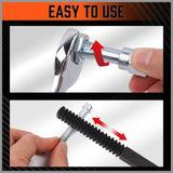 48-Pieces SAE and Metric Thread Restorer Kit Fractional Metric Thread Restorer V465-95339