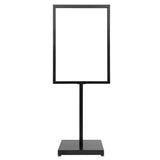 A1 Frame Pedestal Sign Holder Poster Stand Display Board Double Sided 60x90cm SIB-H165-A1-BK