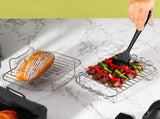 9-Piece Air Fryer Accessories Set - Silicone Liners, Grill Racks, Cooking Tools V888-ELOSUNG15243