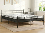 Artiss Bed Frame Double Metal Bed Frames SOL with Mattress MBED-C-SOL-0907-D