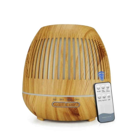 Essential Oil Aroma Diffuser and Remote - 300ml Hollow Ultrasonic Air Humidifier V238-SUPDZ-31450347602000